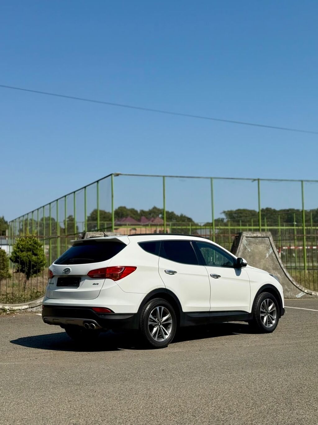 Hyundai Santa Fe (3-cü nəsil) – ağ rəngli, şəhər və uzun yol üçün — Avtomobillər, Cəlilabad (3)