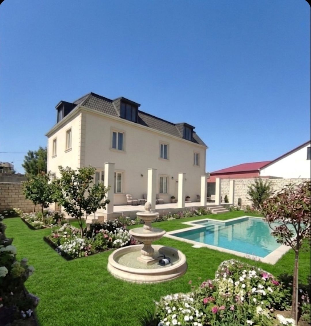 Satılır 6 otaqlı həyət evi/bağ evi 450 m² — Ev, villa, Bakı (4)