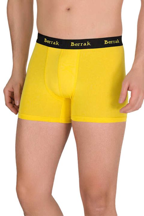 Kişilər üçün bokserlər Berrak 4476, sarı, pambıq/elastan/modal, ölçü XL — Bakı