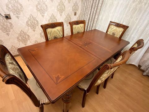 Qonaq otağı üçün, İşlənmiş, Açılan, 6 stul — Bakı