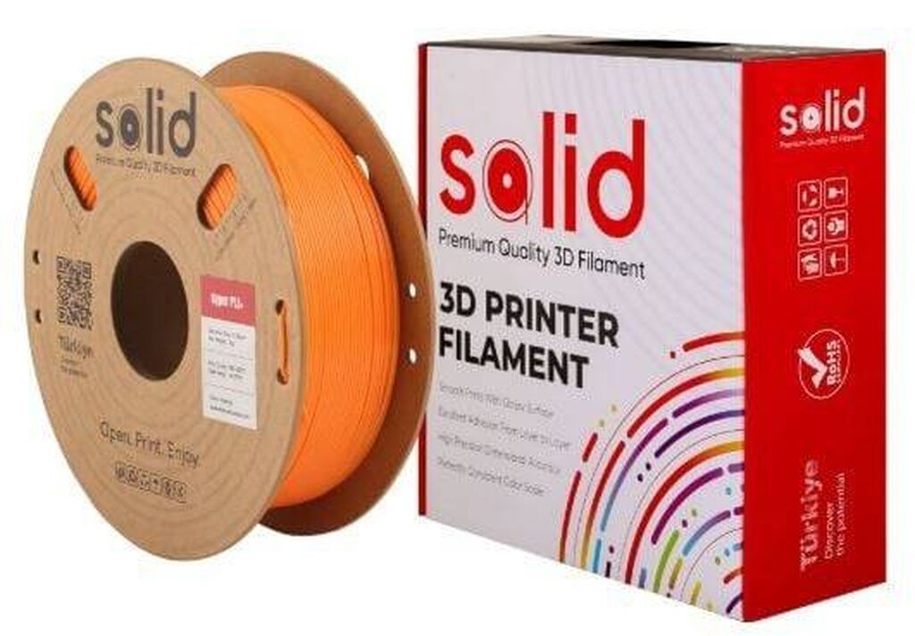 Solid Filament Hyper PLA+ – Narıncı, 1 kq Yeni nəsil, yüksək sürətli — İstehlak malları və aksesuarlar, Bakı (3)