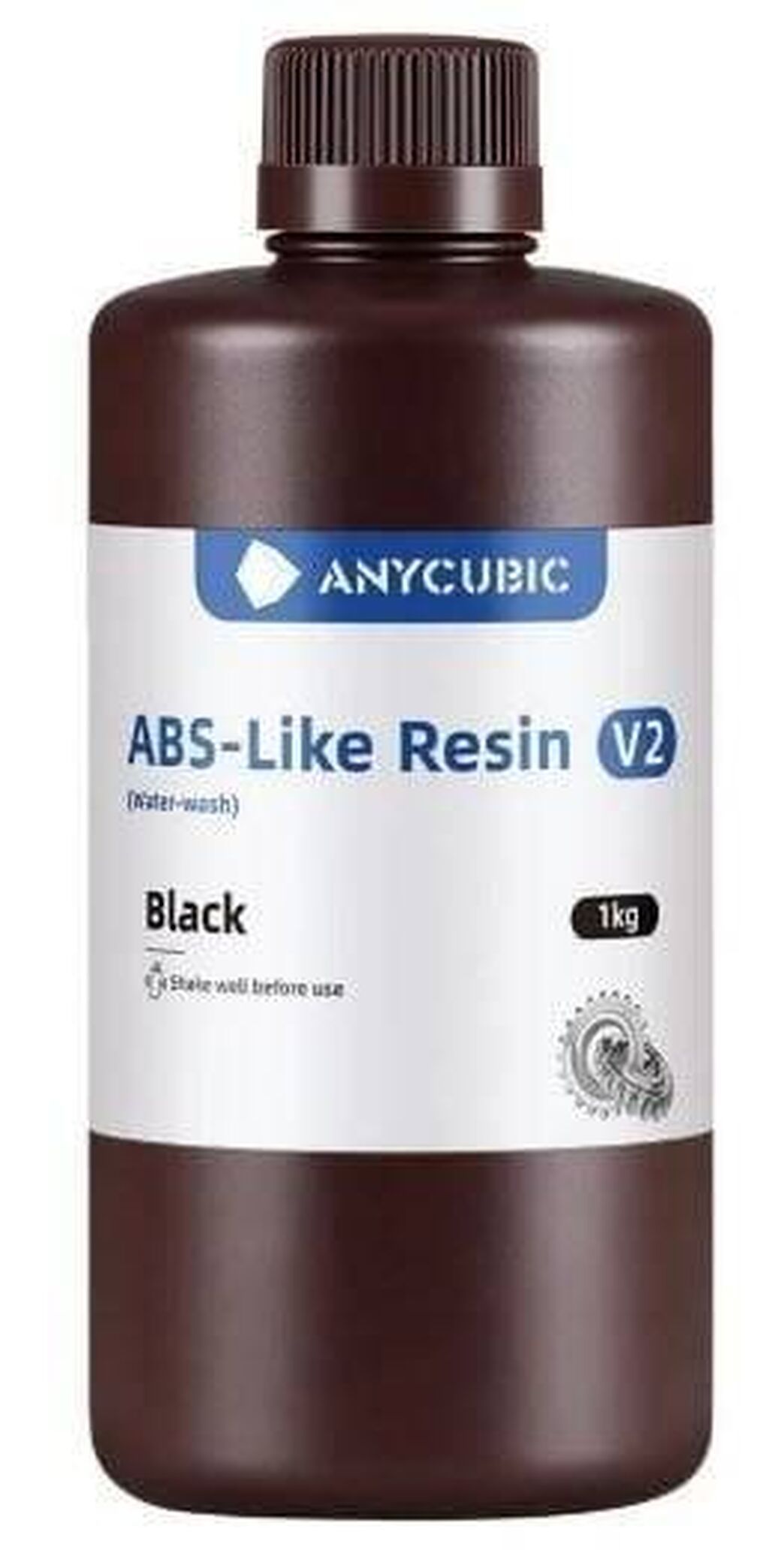 Anycubic ABS Like Water-Wash Reçine V2 – Qara, 1 kq Su ilə yuyula — İstehlak malları və aksesuarlar, Bakı