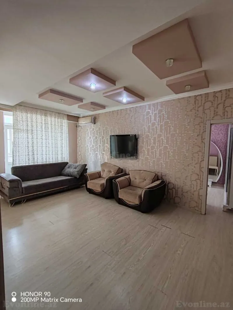 Kirayə verilir 2 otaqlı Mənzil Yeni tikili 70 m² Bakı, Abşeron r — Əziz — Apartment