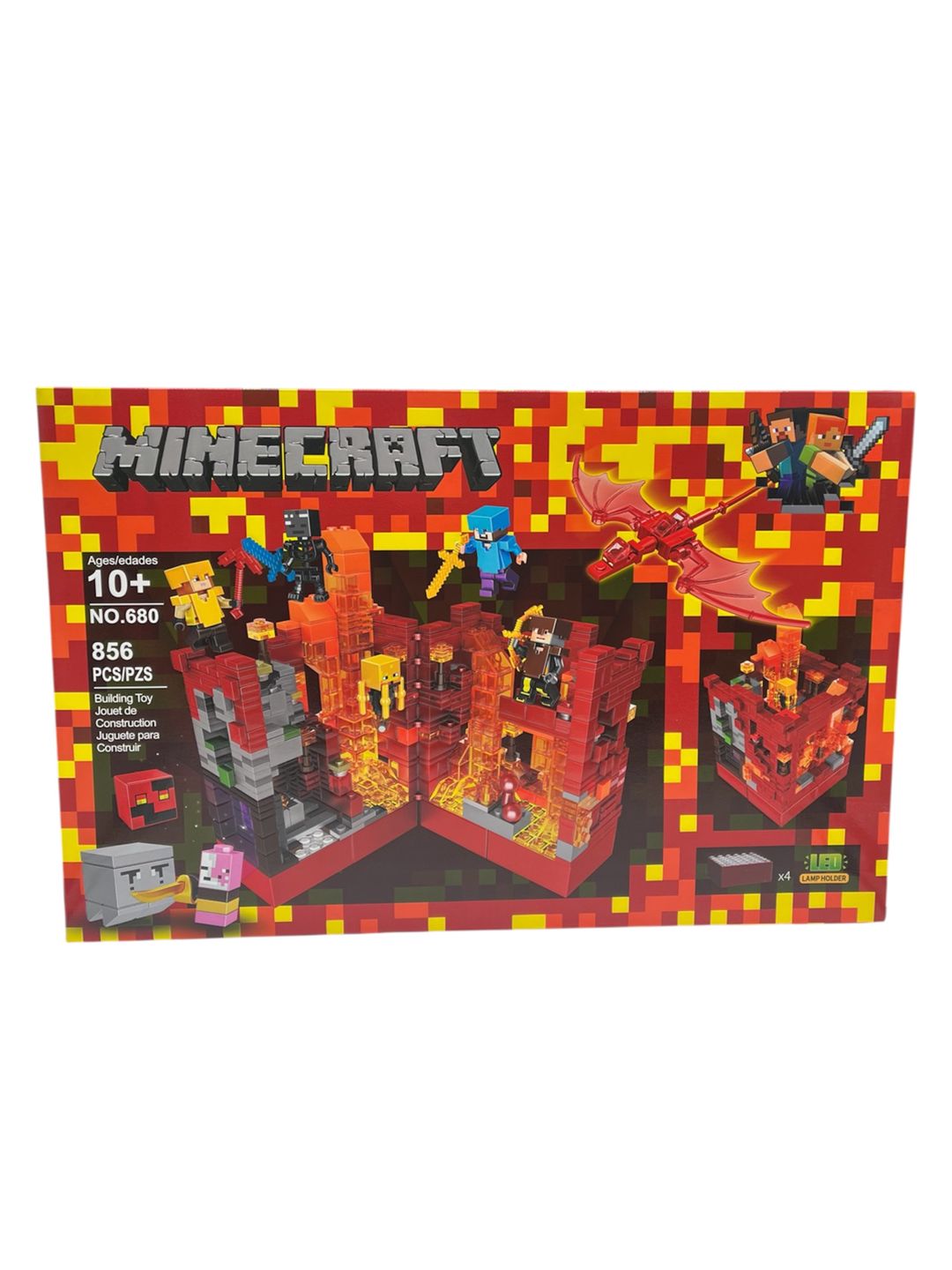 Konstruktor Minecraft, plastik, 856 element, 10 yaş — Mallar, Bakı