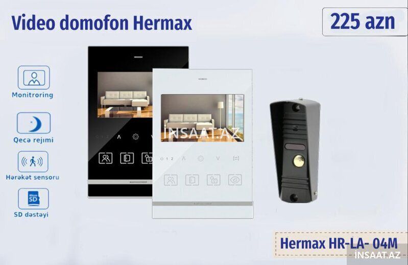 Hermax damafonlari — Surveillance sistemləri, Bakı (2)
