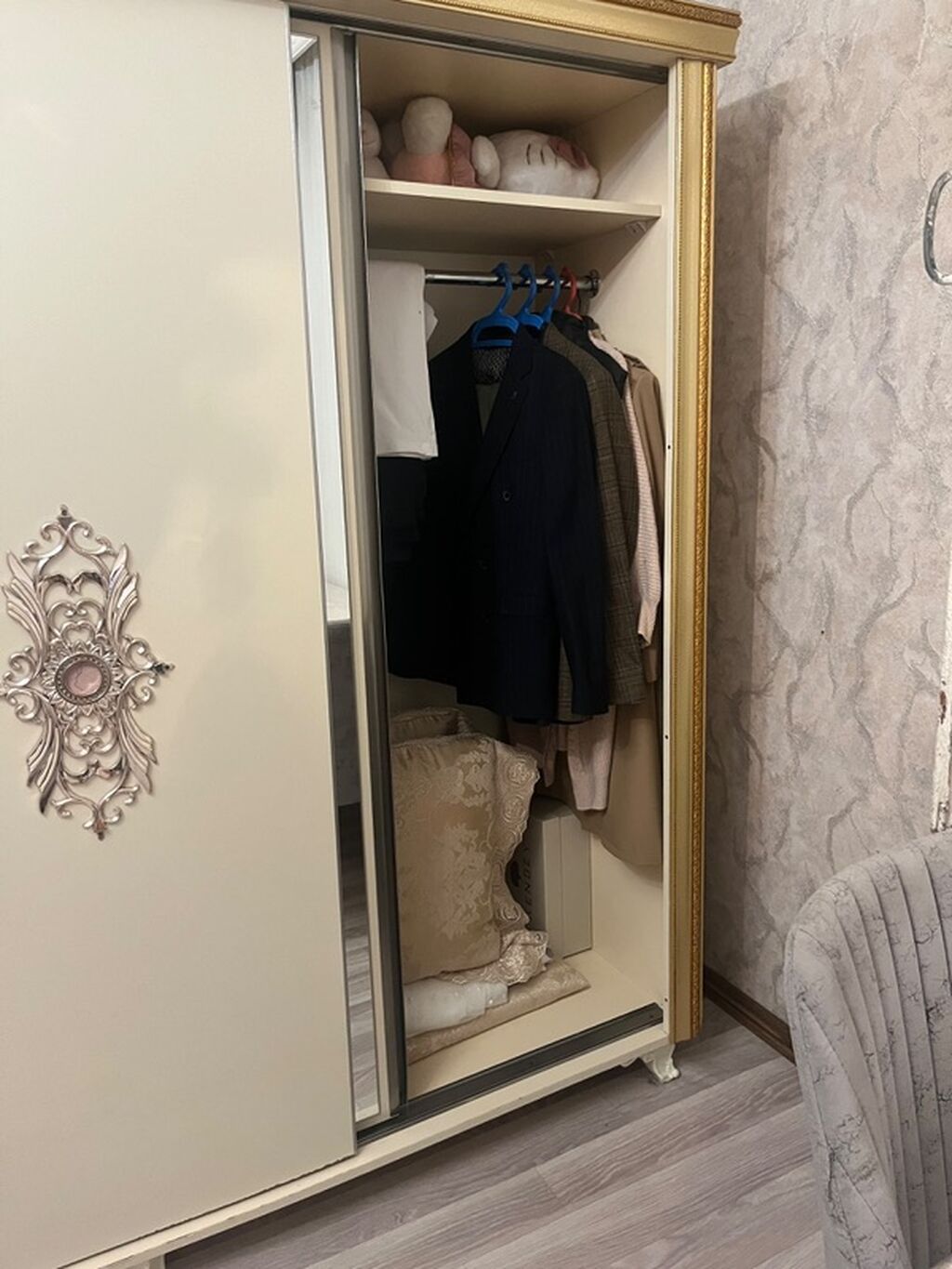 İşlənmiş, 3 qapılı, Güzgülü, Bej, Kupe, Düz dolab — Şkaflar, Bakı (5)