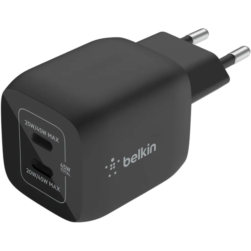 Adapter Belkin Usb-с PD Wall Charger with PPS 45W Black — Şarj cihazları, Bakı (3)