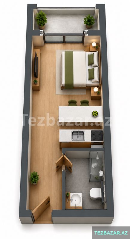 Sea Breezedə Dəyərindən Ucuz Mənzil — Mənzil, Bakı (5)