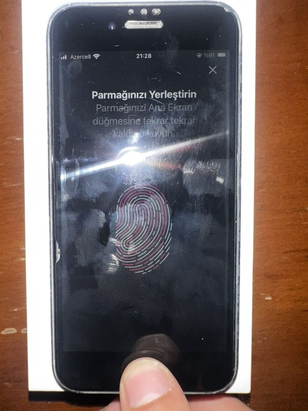 IPhone SE, Ağ, Barmaq izi — Apple iPhone, Bakı (5)