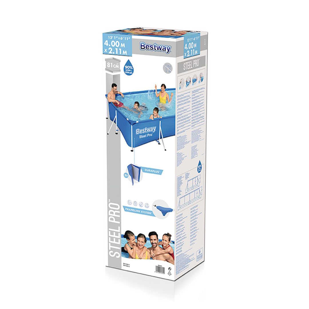 Karkaslı hovuz Bestway Steel Pro 56405, 400x211x81 sm — Hovuzlar, Bakı (2)