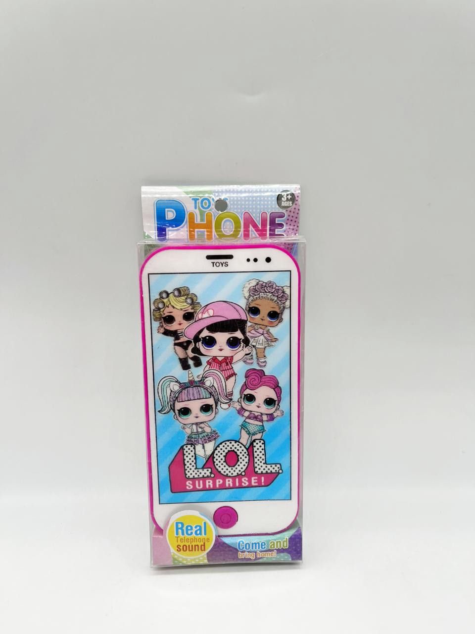 Oyuncaq telefon L.O.L., çəhrayı, plastik, 3 yaş — Mallar, Bakı