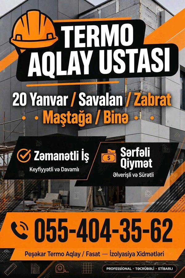 Termo Aqlay Ustası — Təmir və inşaat, Bakı (5)