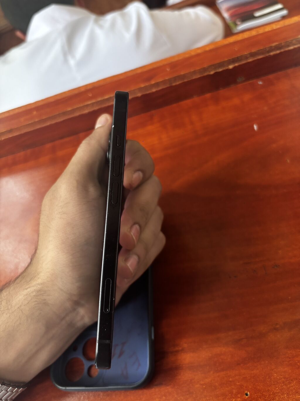 IPhone 15, 128 GB, Black Titanium, Simsiz şarj, Face ID, Sənədlərlə — Apple iPhone, Gəncə (4)