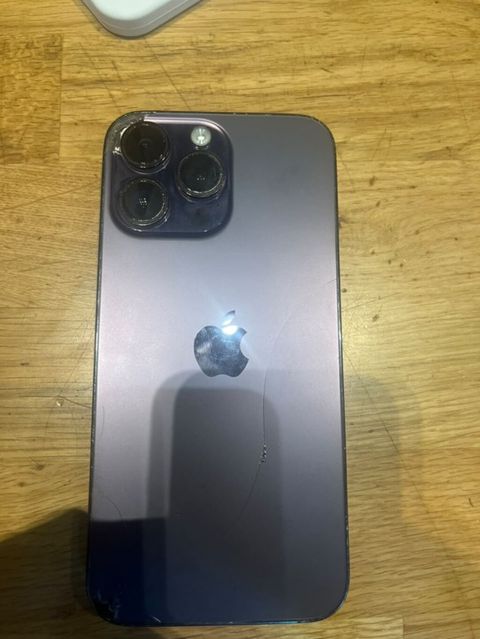 IPhone 14 Pro, Deep Purple, Qırıq — Bakı