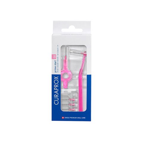 Dişlərarası fırça dəsti Curaprox CPS 08 Prime Start With 5 CPS 08 +UHS 409 and UHS 470 Pink — Bakı