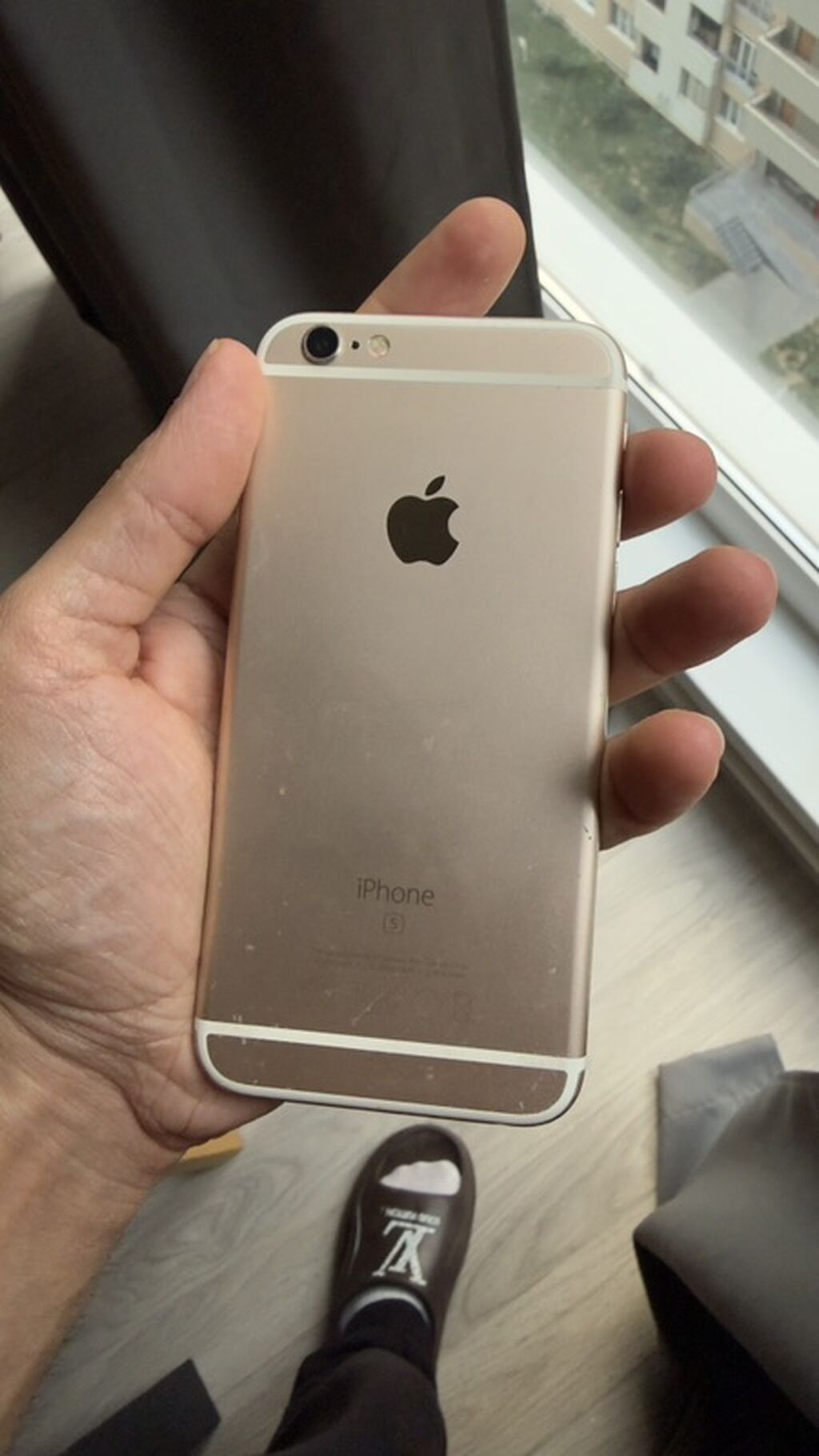 IPhone 6s, Rose Gold, Qırıq — Apple iPhone, Bakı (2)