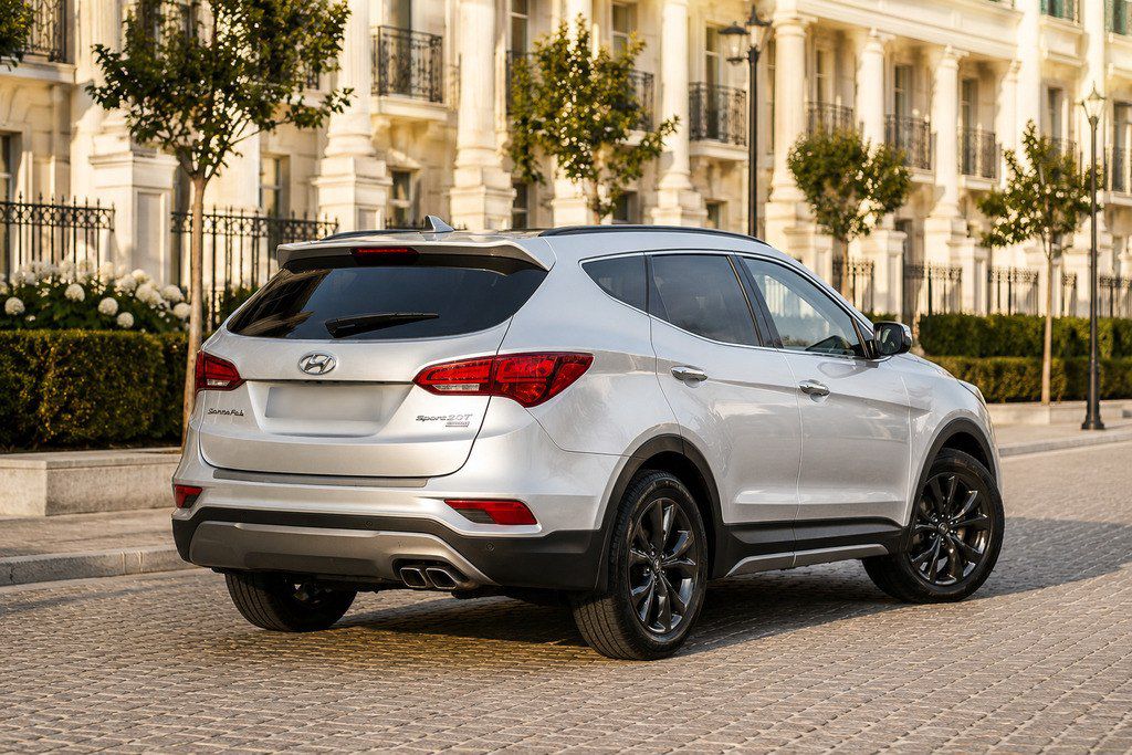 Hyundai Santa Fe, 2.0 L, 2017 il, 65 000 km — Avtomobillər, Bakı (6)