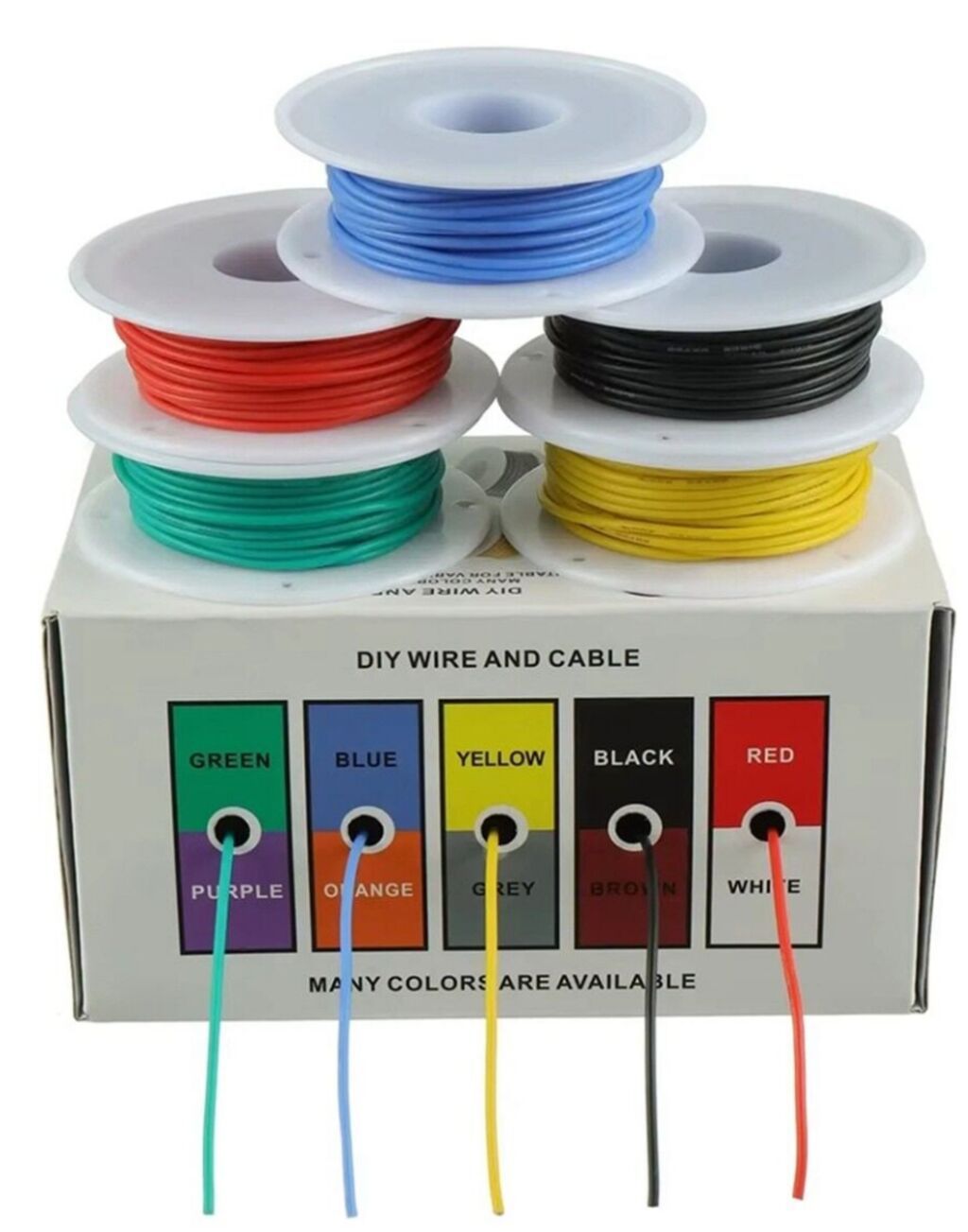 Çox Damarlı Montaj Kabel Paketi – 24 AWG, 5×20 m Elektron layihələr — Kabel və naqillər, Bakı (2)