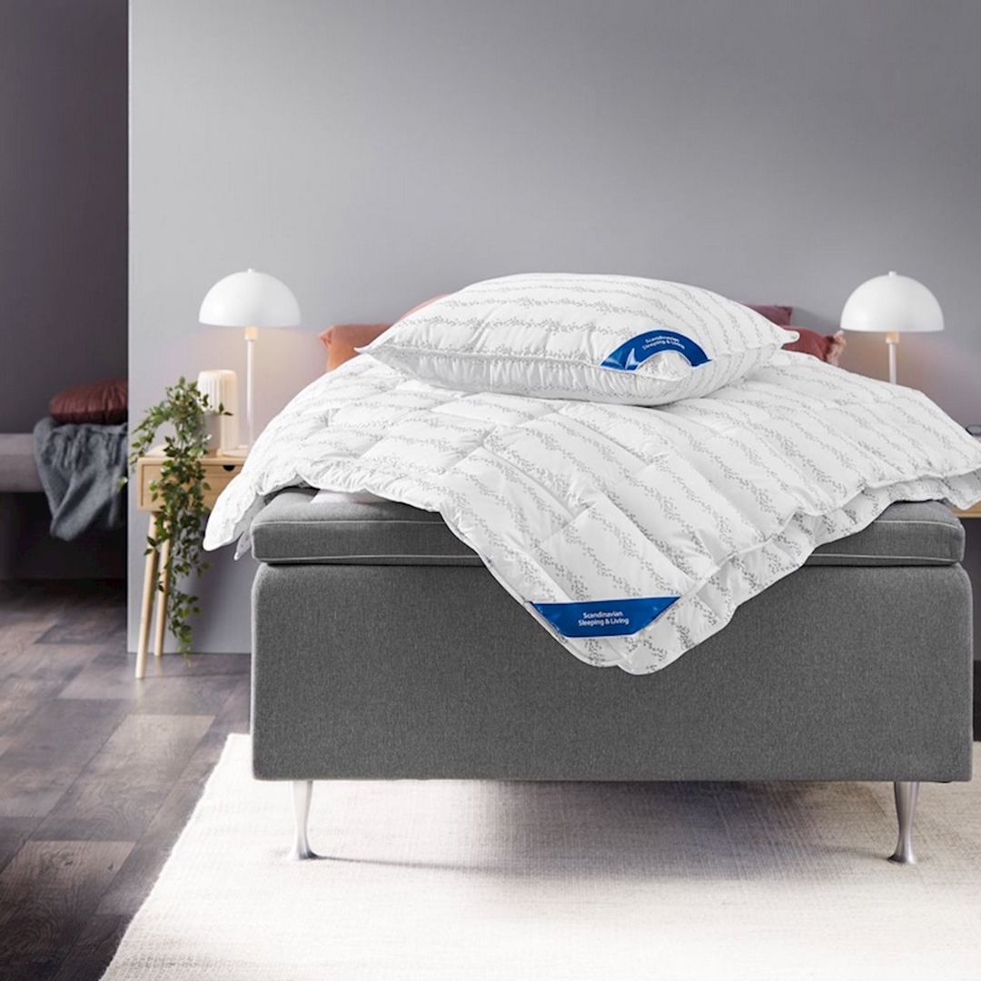 Yastıq Jysk Knutseggen 50x70 sm, pambıq, süni tiftik, ağ — Mallar, Bakı (2)