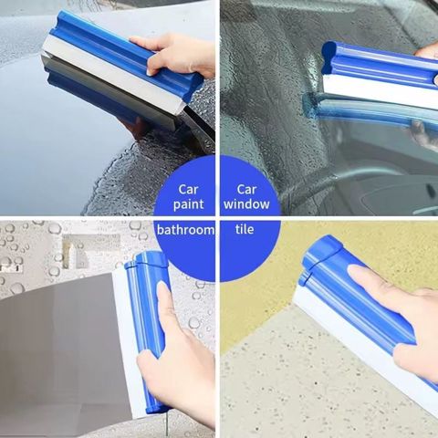 Silikon su bıçağı siləcək, super çevik, üç kənarlı, 12 düym, ləkəsiz avtomobilin qurudulması, pəncərələrin yuyulması və ev istifadəsi üçün - prl_09912 — Bakı