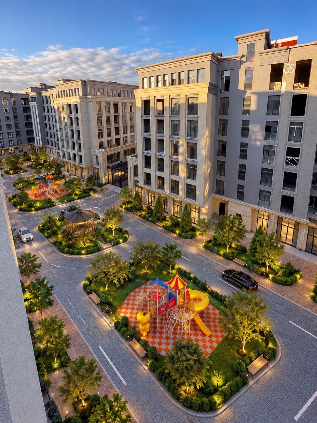3 otaqlı mənzil, 83.8 m², Ismayıl Hidayətzadə küç., 37А (Shirvanshahlar Residence) — Mənzil, Bakı