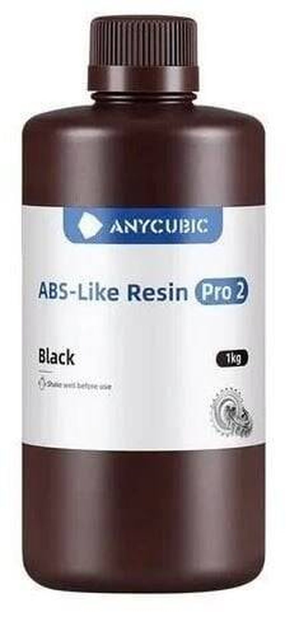 Anycubic ABS-Like Resin Pro 2 – Qara, 1 kq 3D printerlər üçün UV — Rənglər və vernik, Bakı