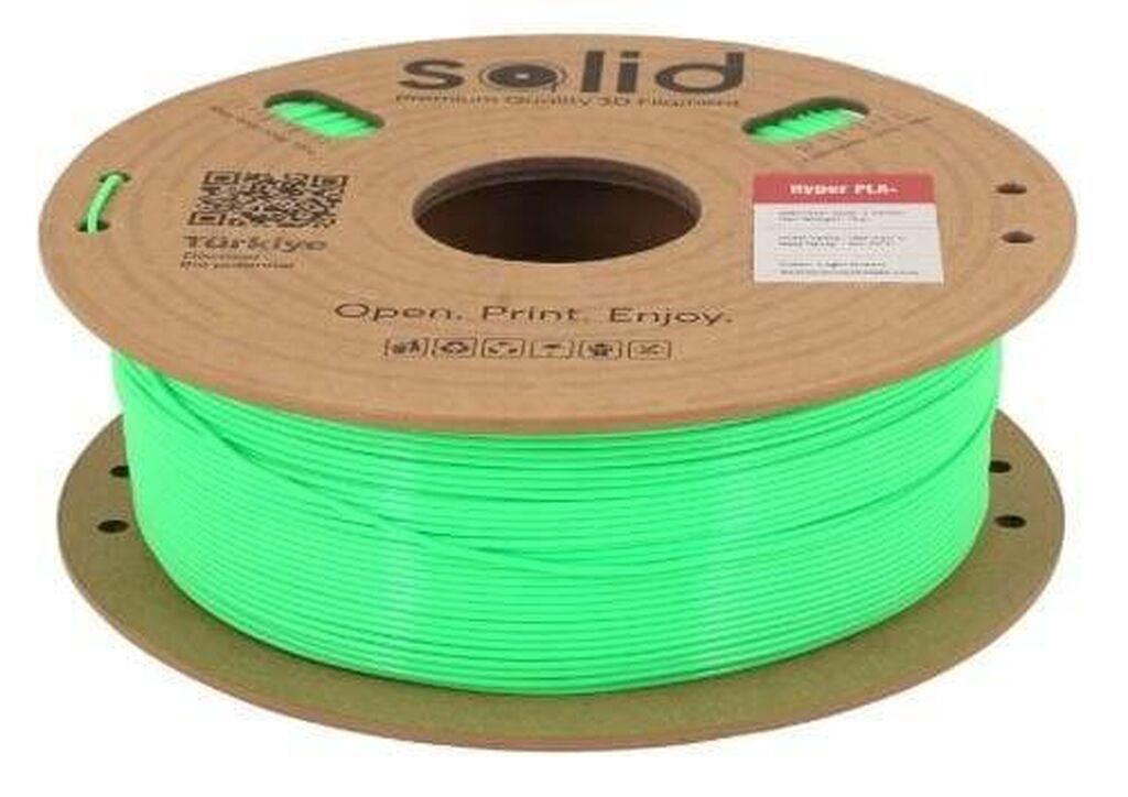 Solid Filament Hyper PLA+ Açıq Yaşıl – 1 kq Yeni nəsil, yüksək — İstehlak malları və aksesuarlar, Bakı (3)