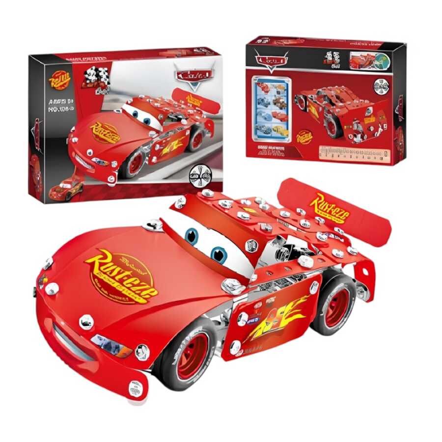 Metal konstruktor McQueen NO.128-3, 8+ yaş, qırmızı — Mallar, Bakı (3)