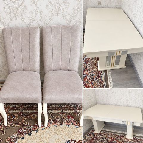 Masa dəsti satılır 450₼. Yeni kimidir. Çox baha alınıb. 6 oturcağı — Digah