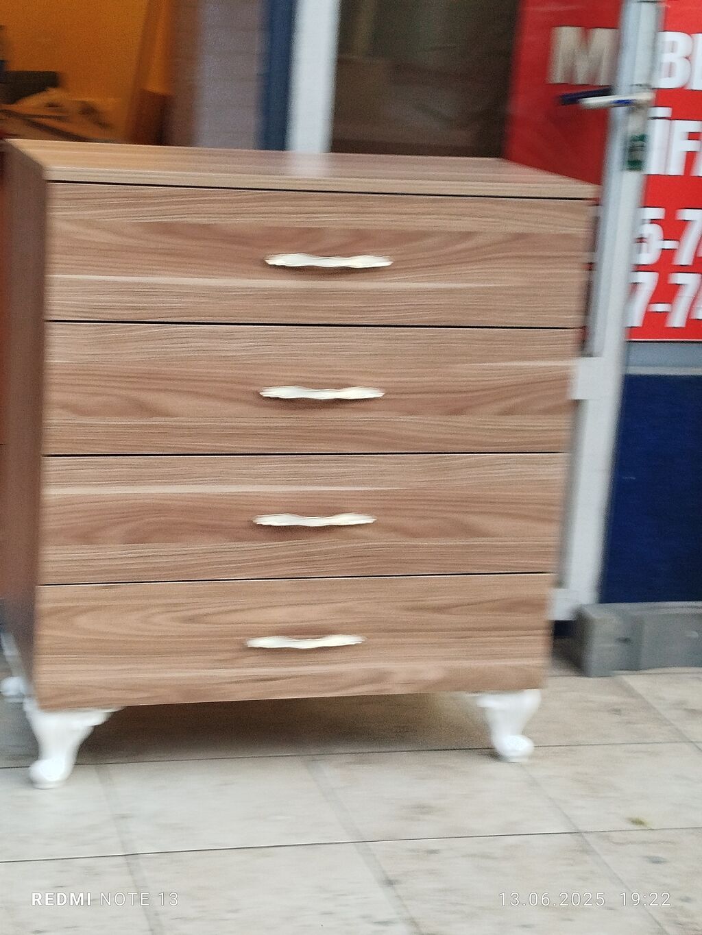 Mebel çekmecə komodu - Material: ağac teksturalı laminat MDF-lam — Komodlar və tumbalı, Mehdiabad (2)