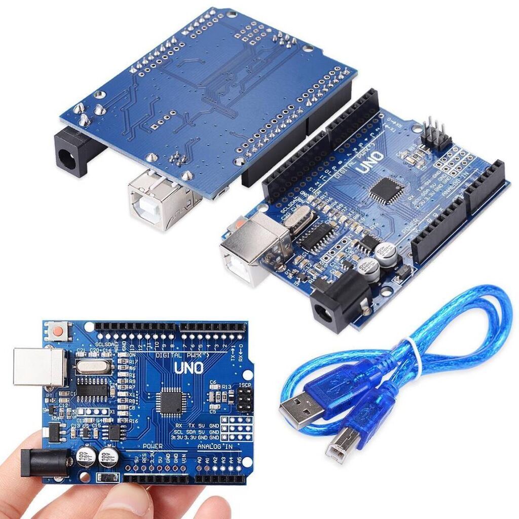 Arduino UNO R3 Klon + USB Kabel (CH340) Son versiya UNO R3 inkişaf — Ana platalar, Bakı (2)