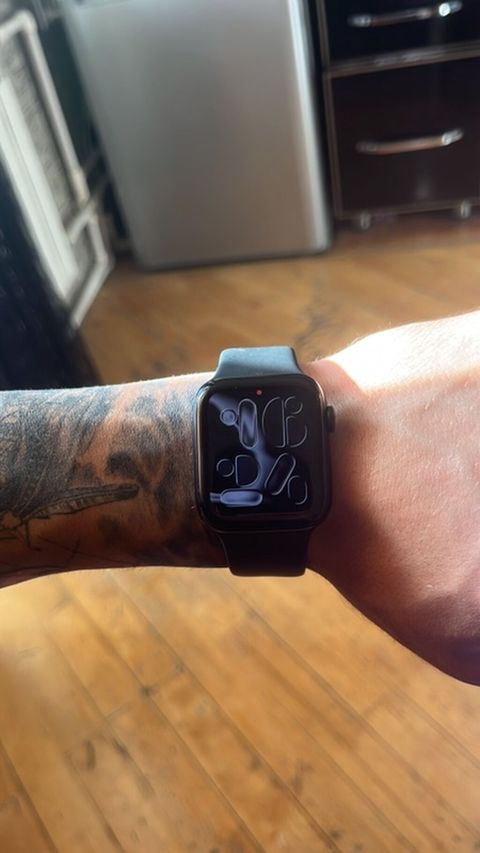 Apple Watch Series SE2 (GPS) – 44mm, blue. Qutusu orginal adaptoru var — Masazır