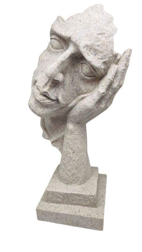 Heykəlcik GRD00283 Kar, 32 sm, daş, bej — Bakı
