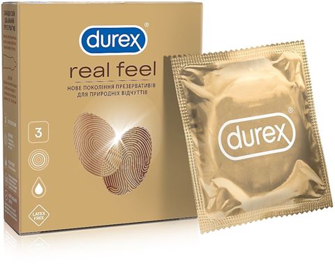 Prezervativlər Durex Real Feel 3 əd — Bakı