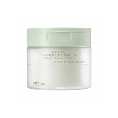 Toner Pad Celimax Ji Woo Gae Cica BHA Blemish 60 əd — Bakı