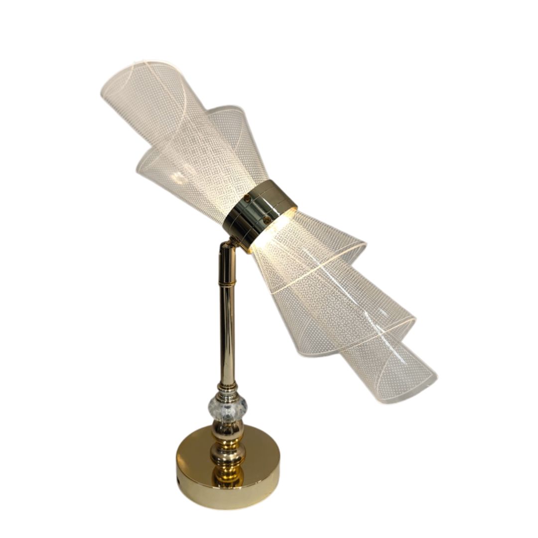 Masaüstü lampa YL-3893, rəngi dəyişən, qızılı/ağ — Mallar, Bakı