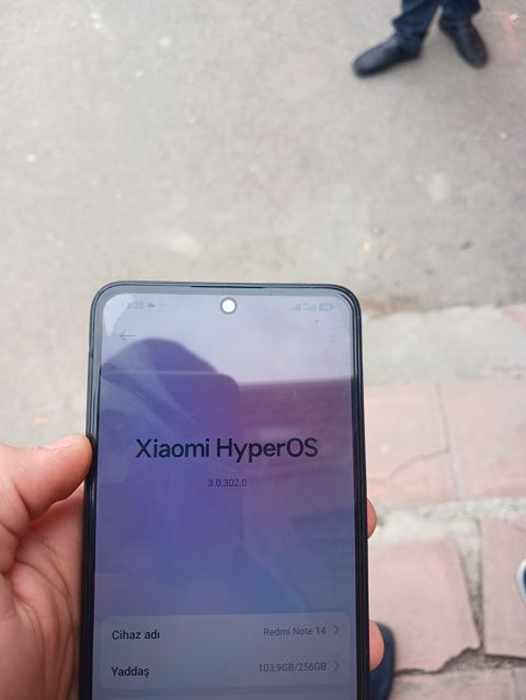 Redmi Note 14, 128 GB, rəng - Qara, Barmaq izi, Face ID — Gəncə