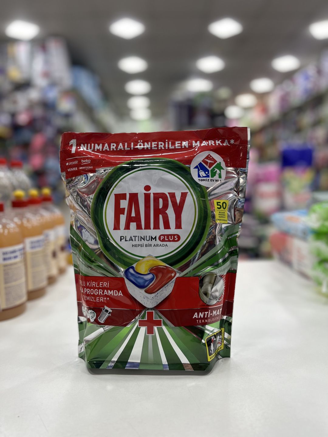 Qabyuyan maşın üçün kapsullar Fairy Platnium Plus, 50 əd — Mallar, Bakı (2)