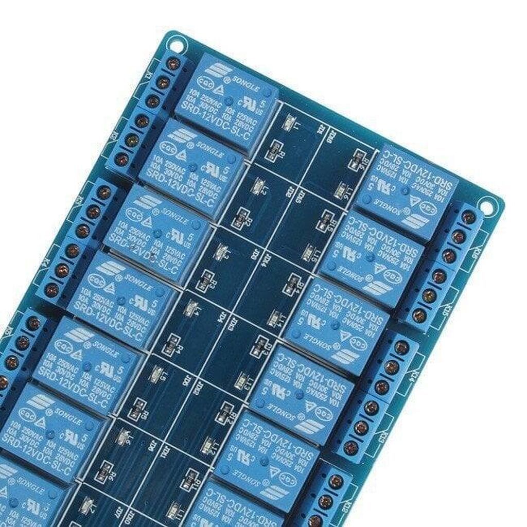 16’lı 5V Rele Kartı – 16 Way 5V Relay Module 16 kanal rele — Avtomobil elektrikası, Bakı