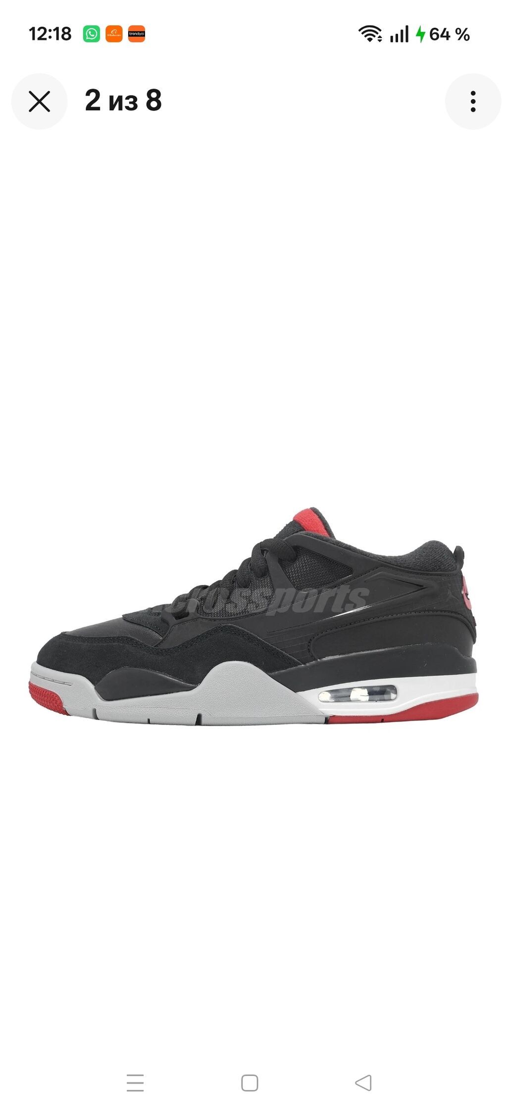 Original Nike Jordan brendi kişi idman ayaqqabısı, razmer 46, rahat — Krossovkalar, Bakı (2)