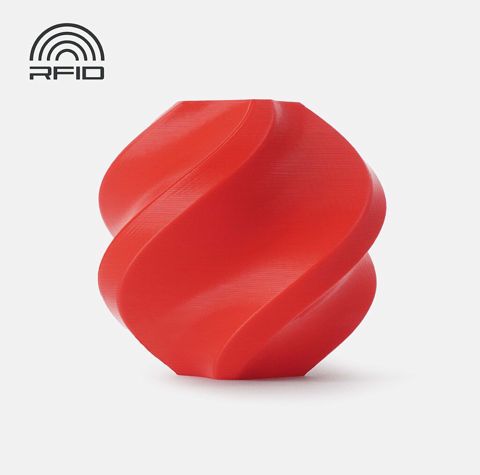 Bambu Lab PLA Basic Filament – Qırmızı, 1 kq Bambu PLA Basic ilə — Bakı