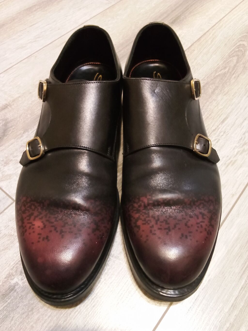 Santoni kişi ayaqqabısı – Double Monk Strap Qiymətlə bağlı razılaşmaq — Ayakkabılar, Masazır (4)