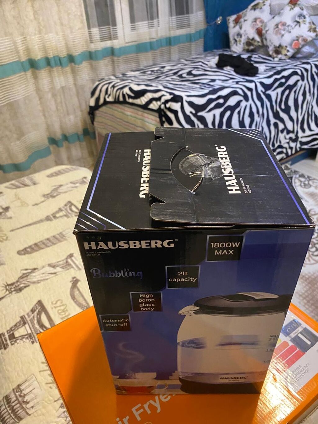 Hausberg HB-3616 elektrik çaydan - Güc: 1800W MAX - Tutum: 2.0 litr — Elektrik çaydanları və termoslar, Bakı