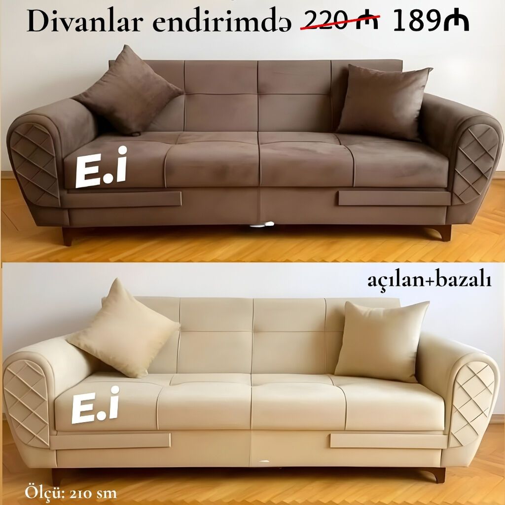 Divan Endirimlə Qiymət 179 Yeni və sifarişlə Kitab kimi — Divanlər, Bakı (3)