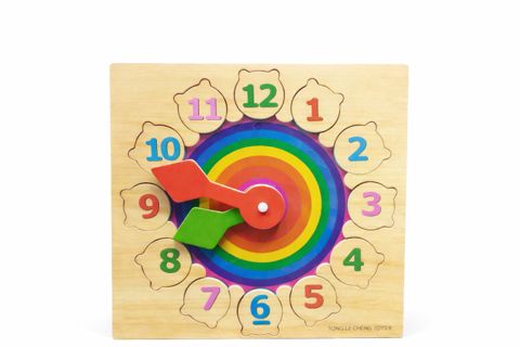 İnkişafedici taxta oyuncaq Addo Play Ltd Tell the Time Clock, 15 əd — Bakı