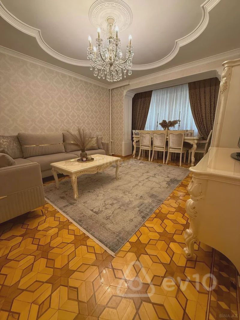 For sale: 3-room apartment (new building), 90 m² — Mənzil, Bakı