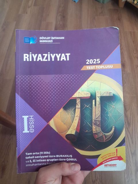 Məhsul: Riyaziyyat 2025 Test Toplusu – I hissə Xüsusiyyətlər — Bakı