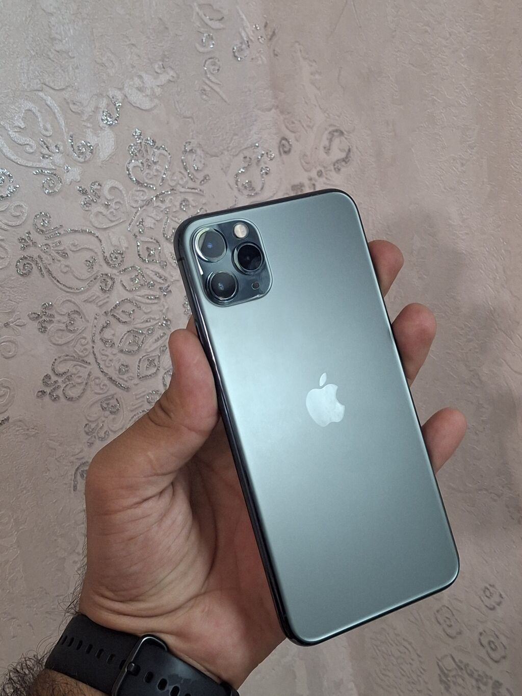 IPhone 11 Pro Max, 64 GB, Black Titanium, Zəmanət, Barmaq izi, Simsiz şarj — Apple iPhone, Bakı
