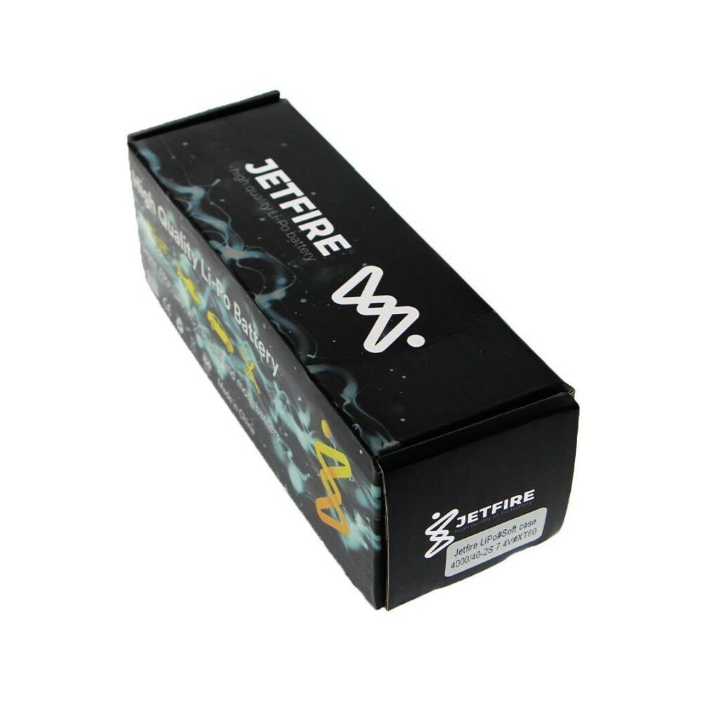 JetFire 7.4V 4000mAh 40C Li-Po 2S batareya Yüksək texnologiya ilə — Akkumulyatorlar və şarj cihazları, Bakı (3)