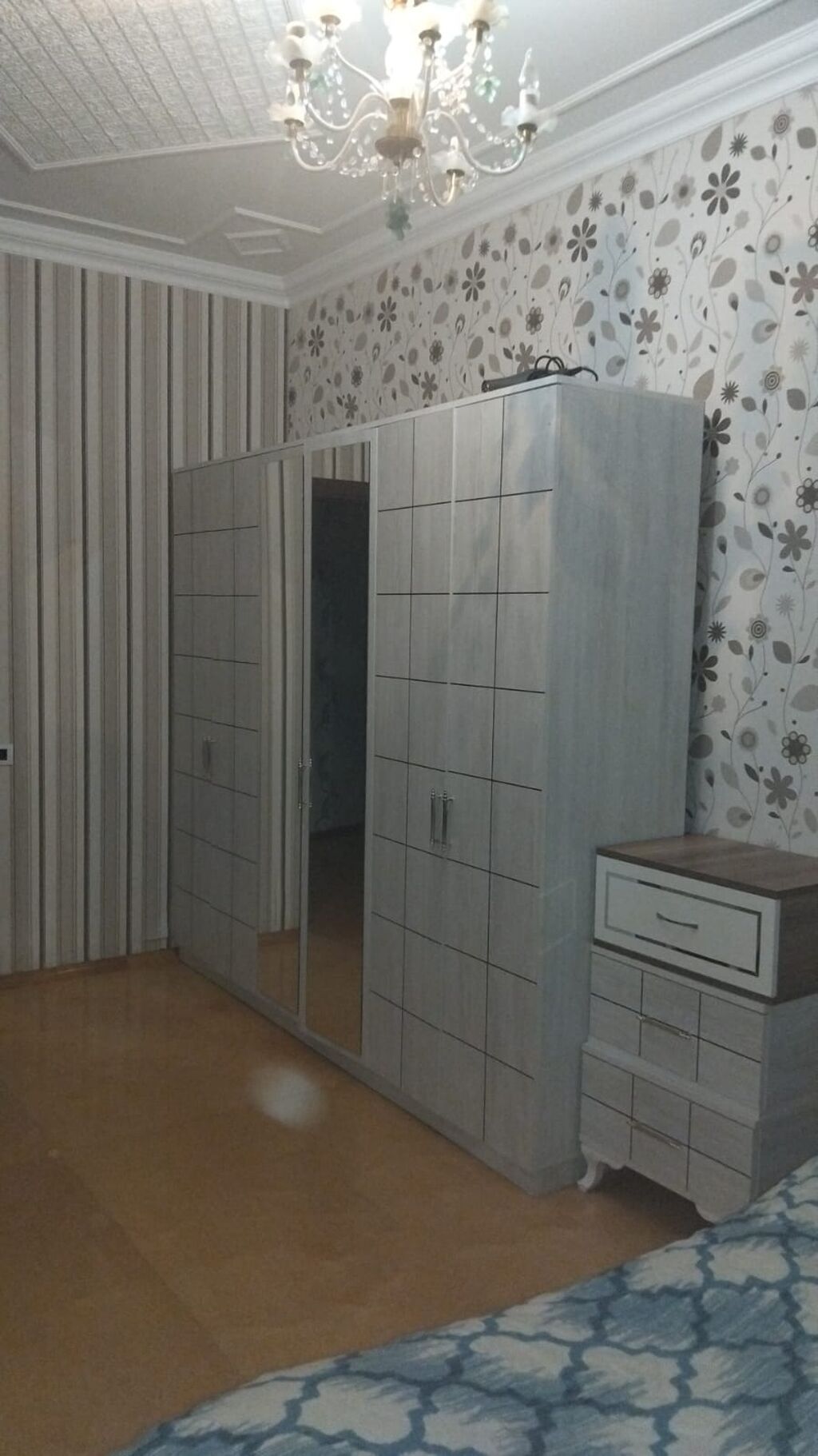 Yataq otağı dəsti 400 Azn. Taxtın bazası var, matrası verilir. Ünvan — Yataq otağı mobilya dəstləri, Digah (3)
